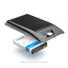 Аккумулятор для Samsung Galaxy Note (GT-N7000) повышенной емкости в комплекте с крышкой черного цвета