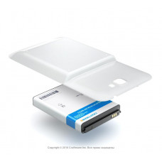 Аккумулятор для Samsung Galaxy Note 2 LTE (GT-N7105) повышенной емкости в комплекте с крышкой белого цвета